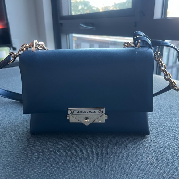 Michael Kors Blue Bag Cece Small Shoulder Bag - Picture 1 of 5